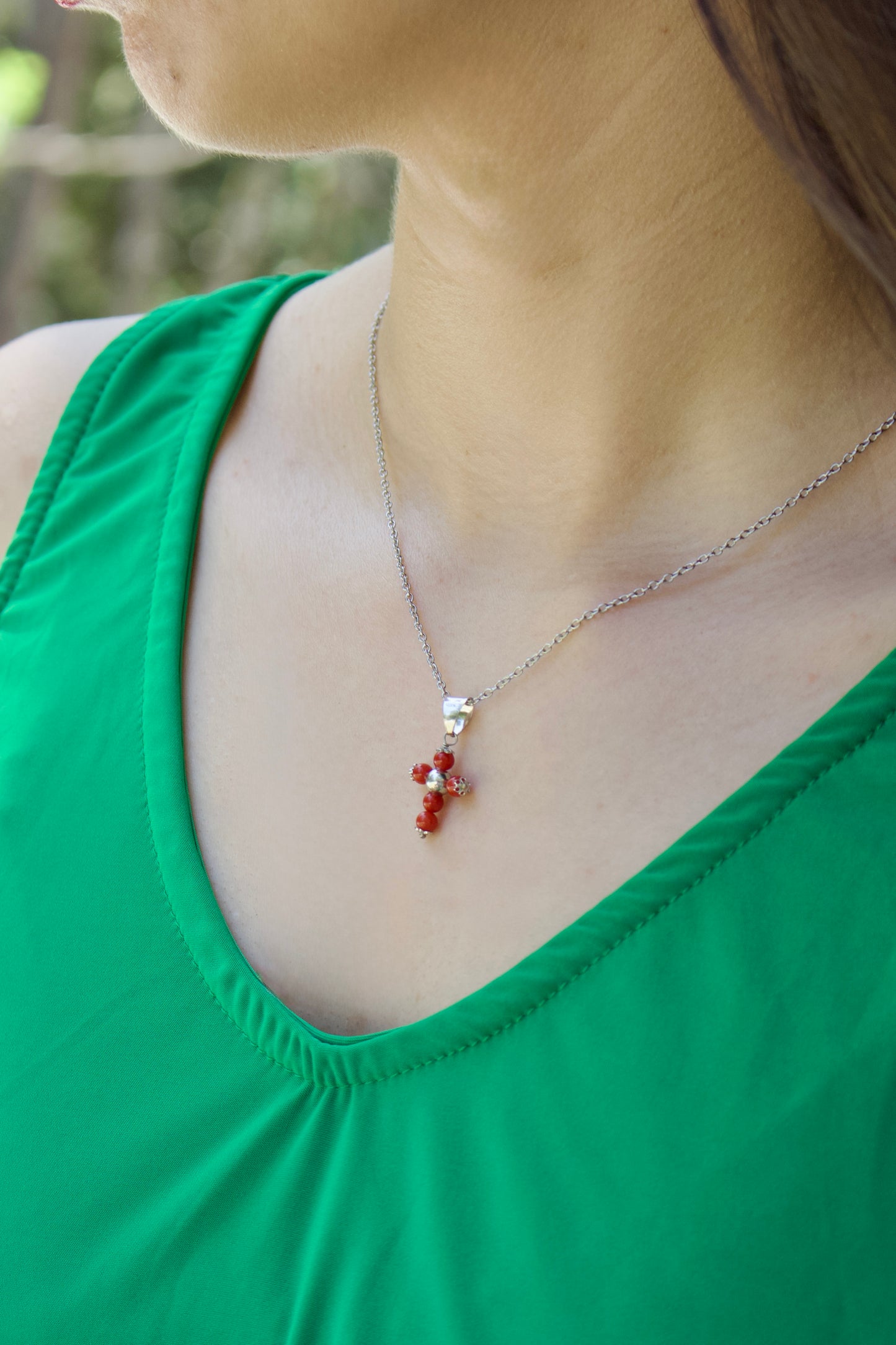 Collier « L’éternel » en Corail corse