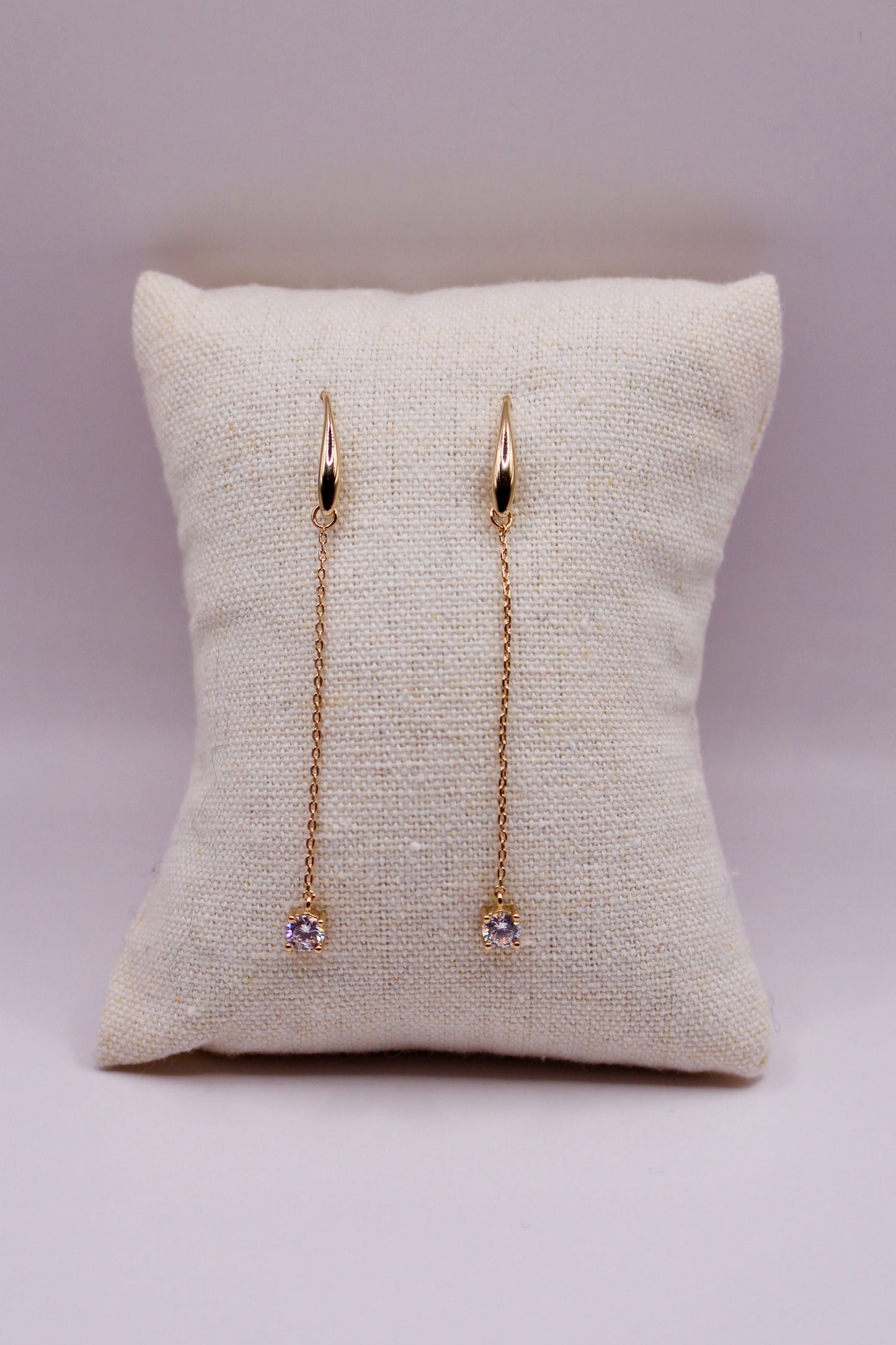 Boucles d’oreilles « Éclat suspendu » Plaqué Or