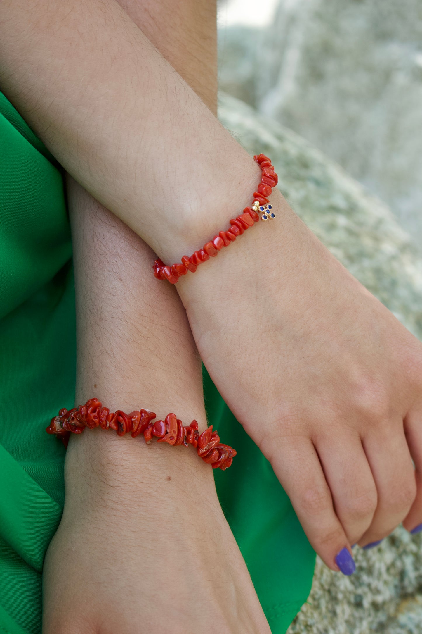 Bracelet "Balistra" Corail Corse de Bonifacio