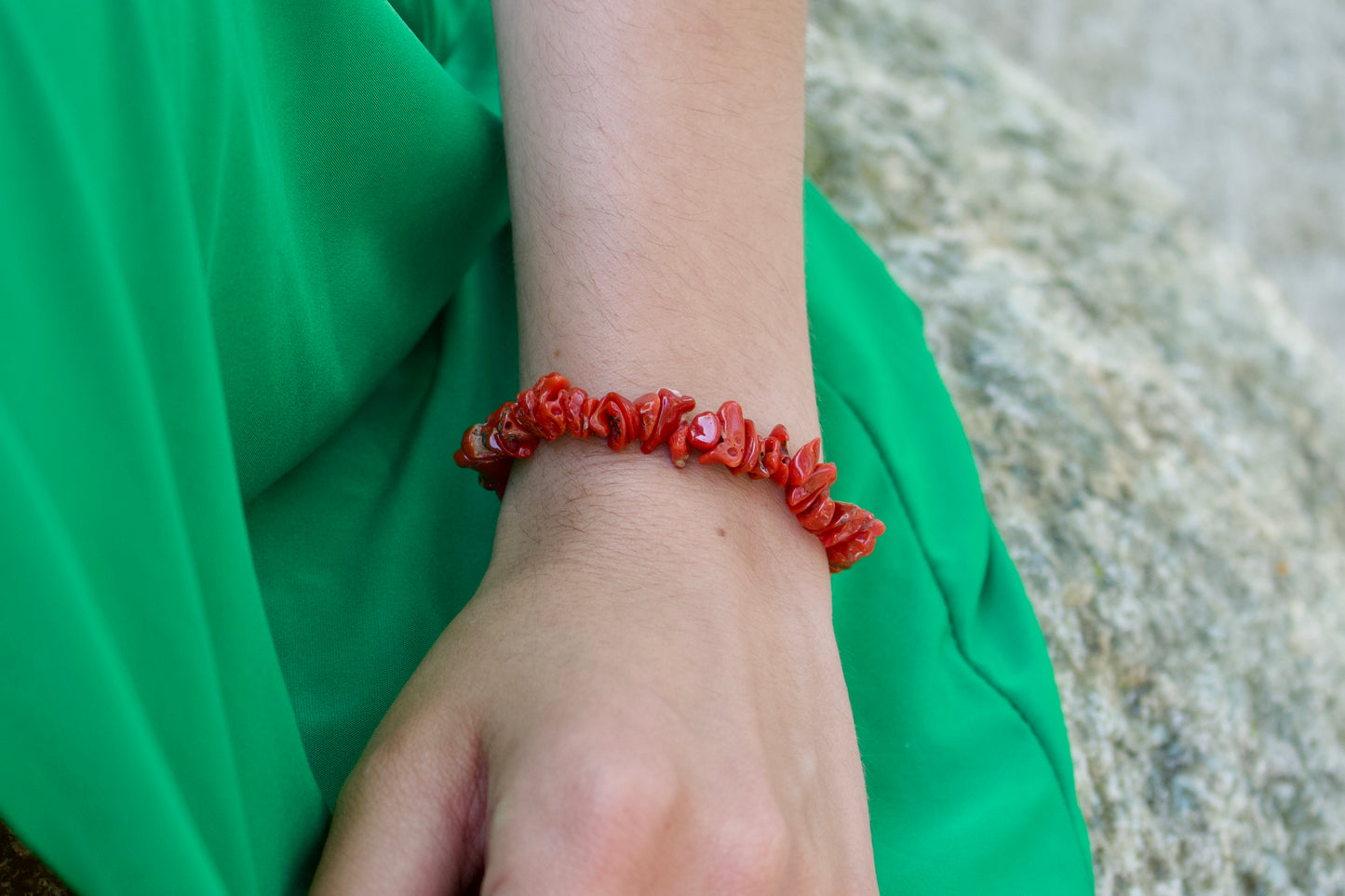 Bracelet "Balistra" Corail Corse de Bonifacio