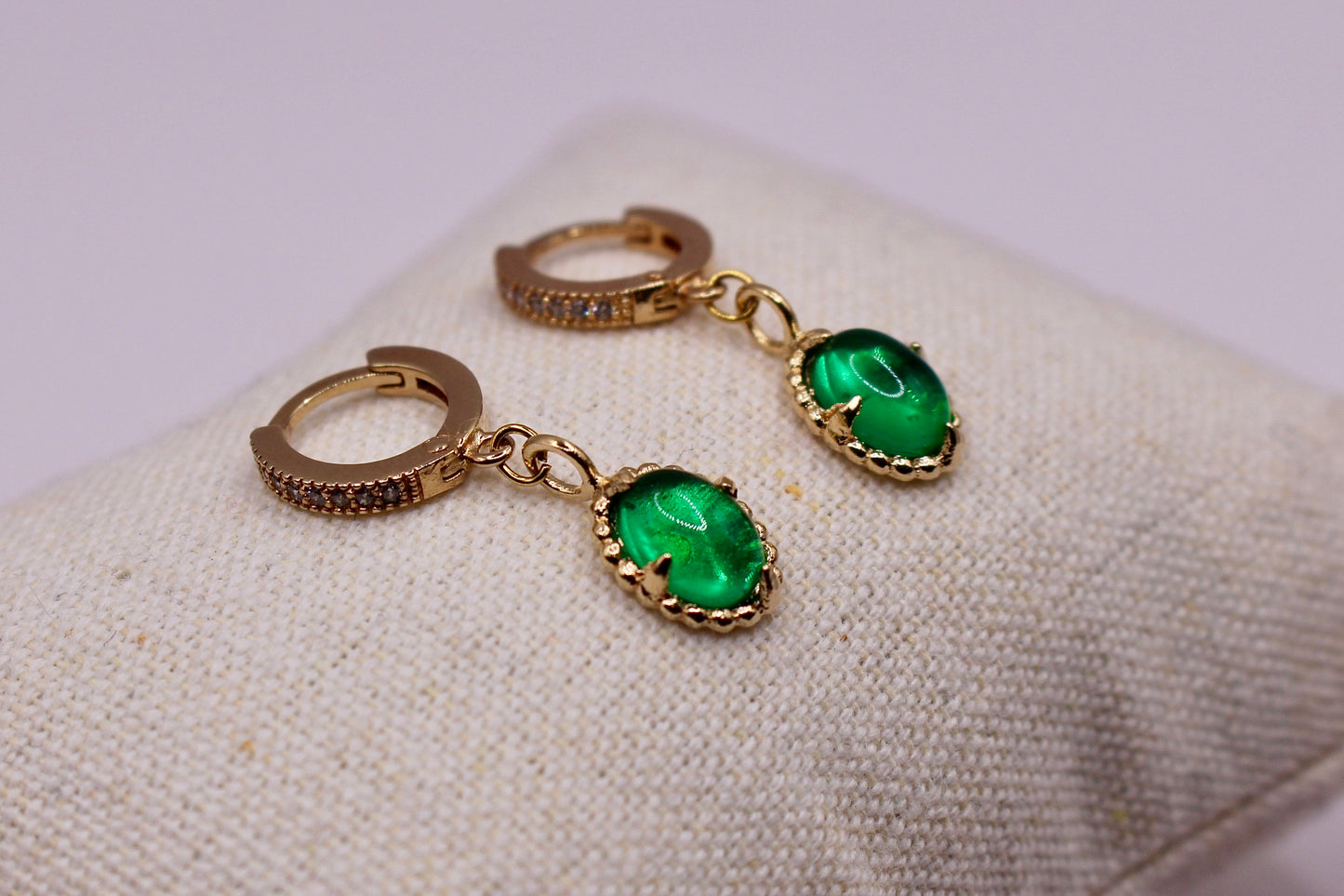 Boucles d’oreilles « Or & Jardin » Plaqué Or