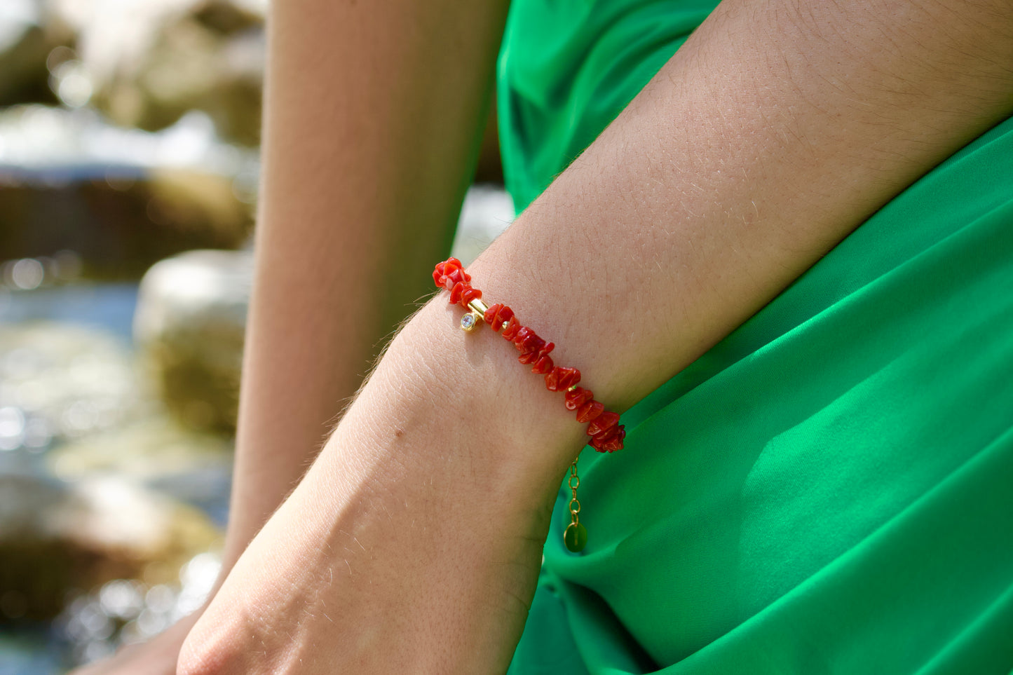 Bracelet "L'arinella" Corail Corse de Bonifacio