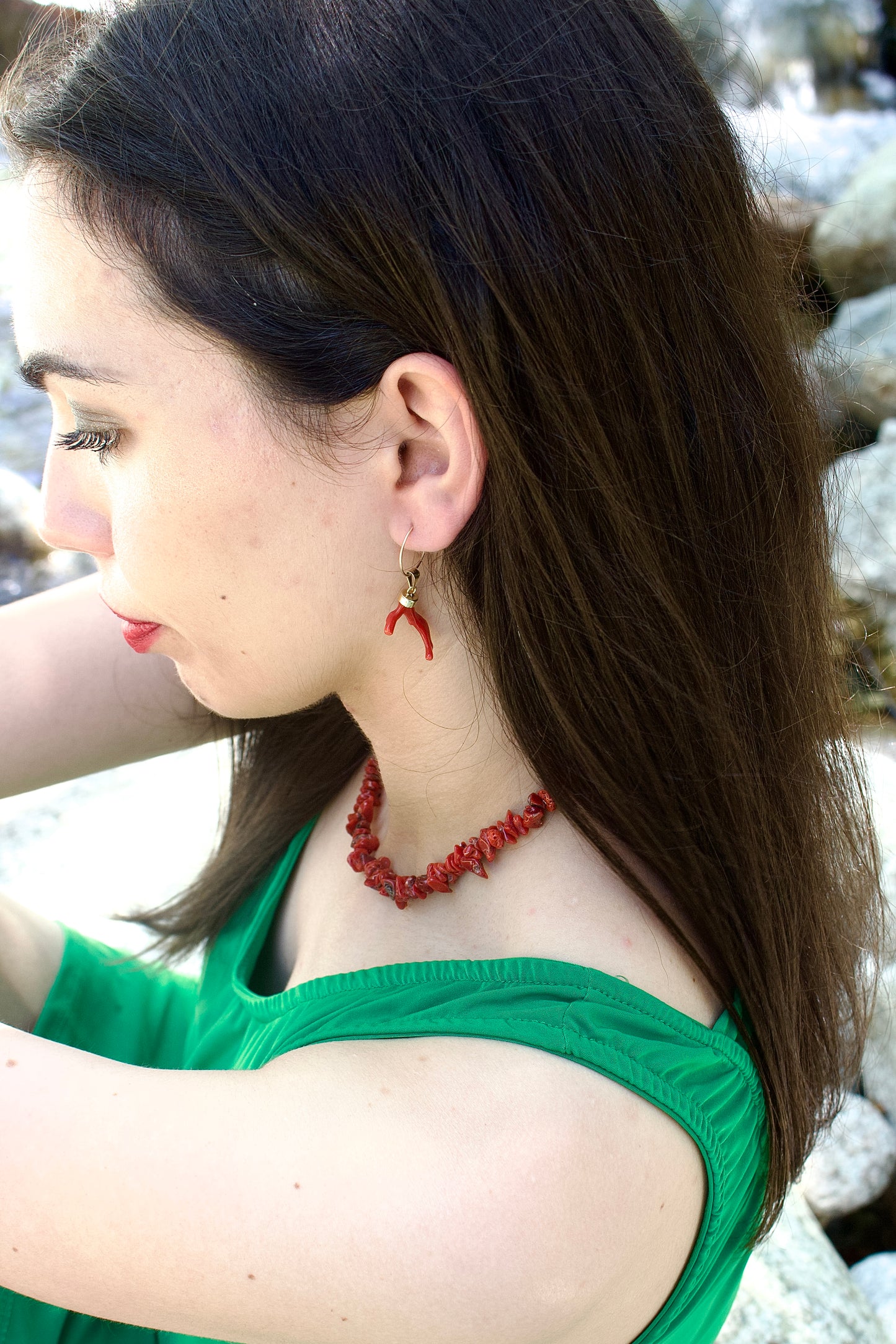Collier « Balistra » en Corail de Bonifacio