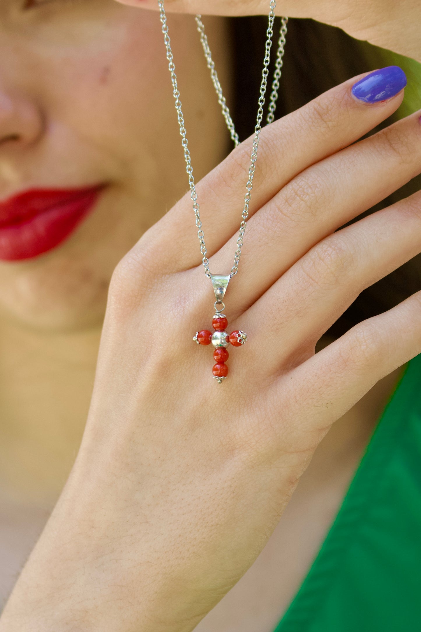 Collier « L’éternel » en Corail corse