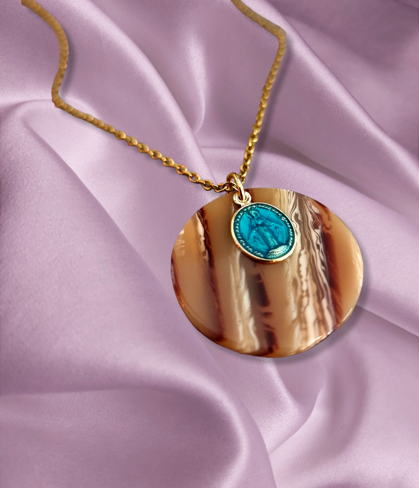 Collier Vierge Caramel - Tofazze