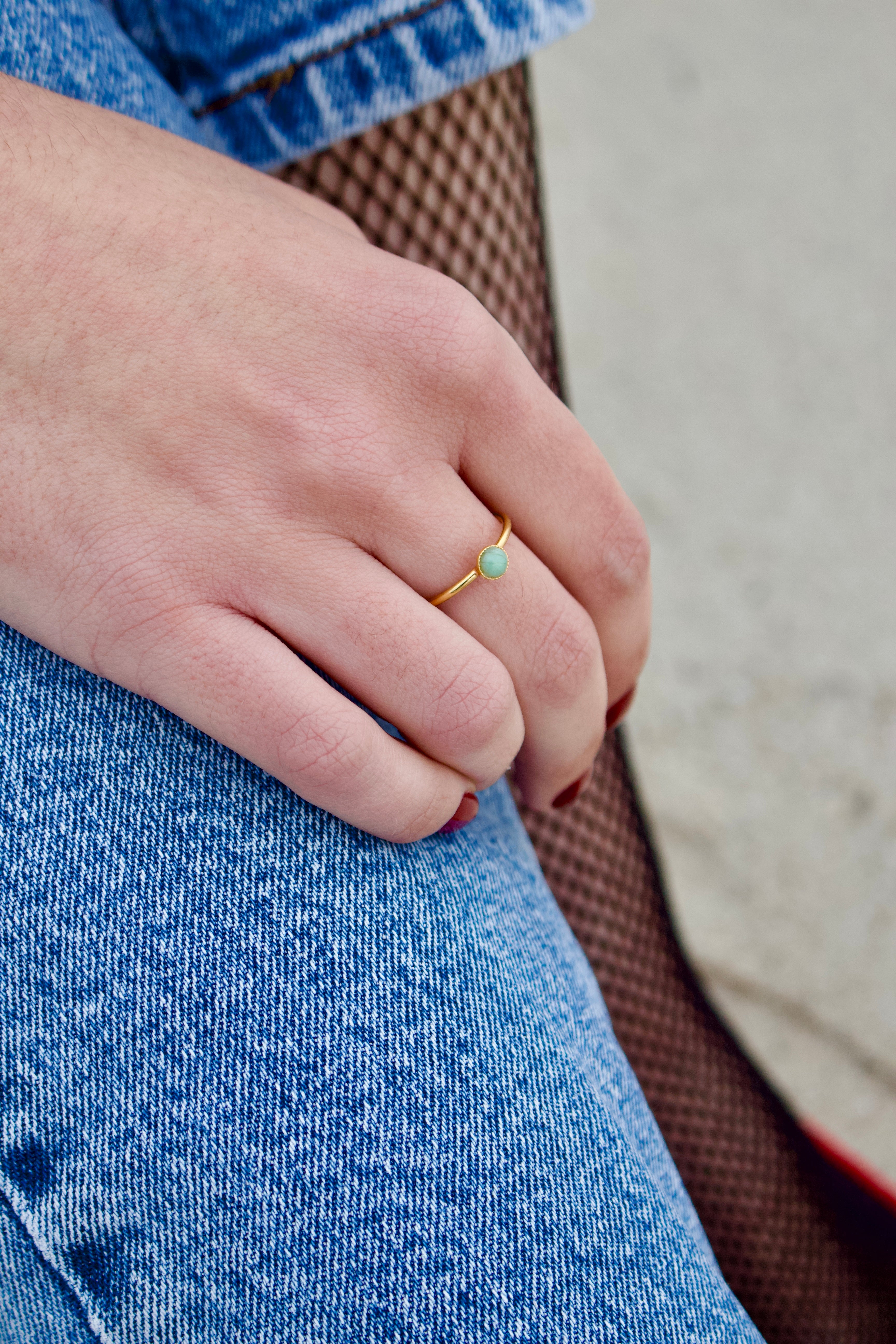 Bague « Essence » Émeraude