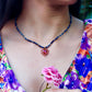 Collier « Saphir d’amour » or laminé, gold filled