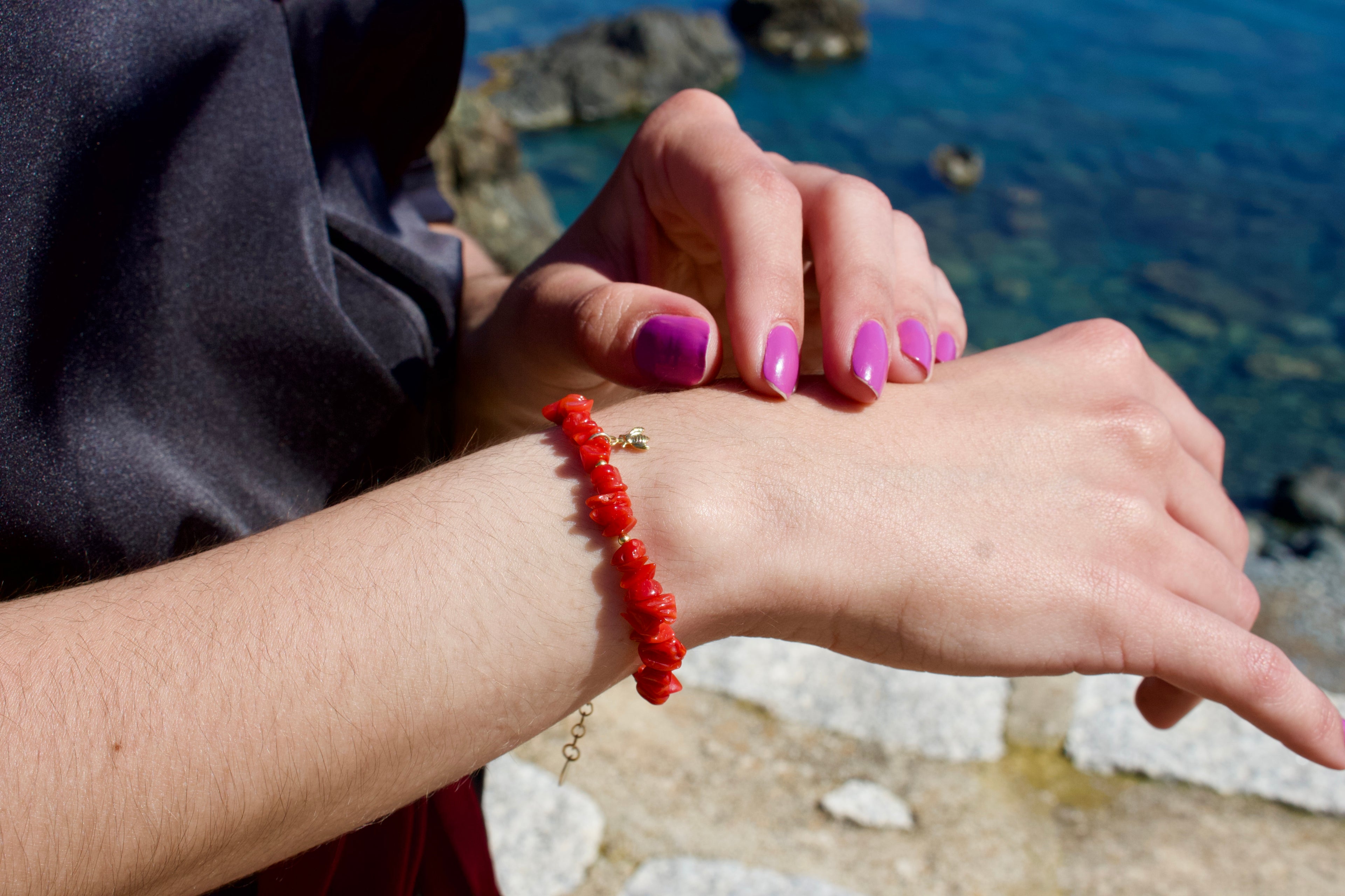 Bracelet « Ajaccio » Corail de Bonifacio