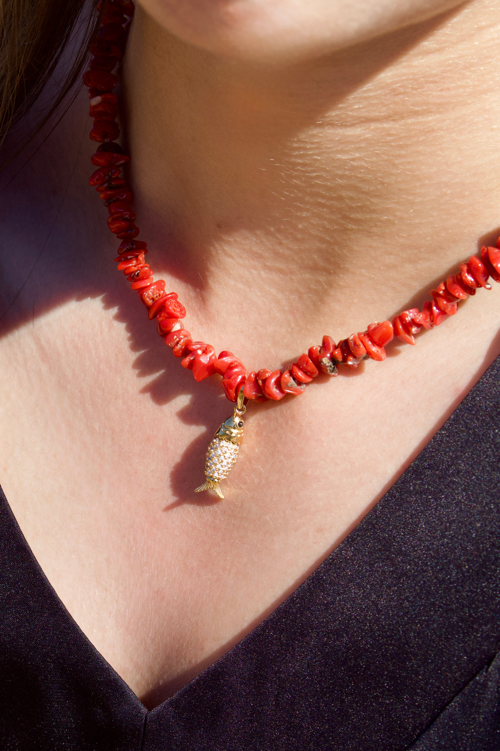 Collier « Centuri » Corail de Bonifacio