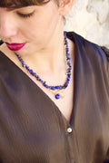 Collier « Diadème » en lapis-lazuli