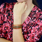 Bracelet Croco en Cuir