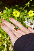 Bague « Macchja » Malachite