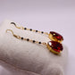 Boucles d’oreilles « Velours » Spinelle et Swarovski