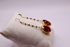 Boucles d’oreilles « Velours » Spinelle et Swarovski