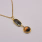Collier Reine avec Oeil de tigre