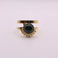 Bague éventail en Onyx