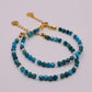 Bracelet Scintillant en Apatite