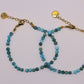 Bracelet Scintillant en Apatite