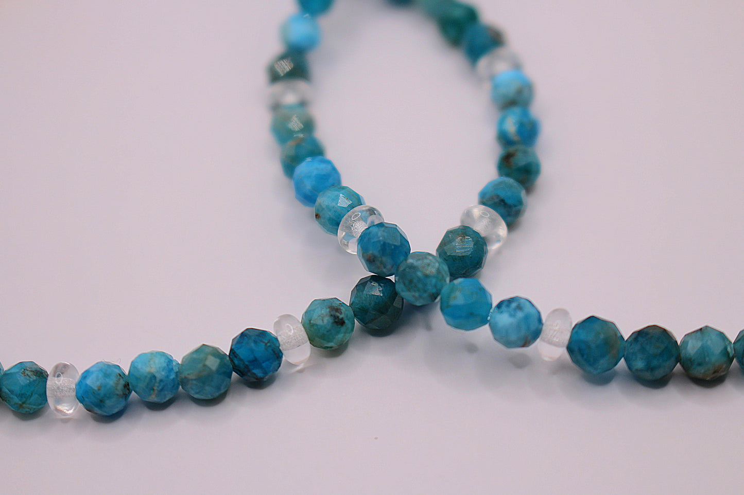 Bracelet Scintillant en Apatite