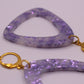 Boucles d'oreilles Lilas