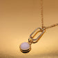 Collier Reine en Agate Blanche