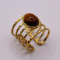 Bague Égérie en œil de tigre