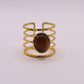 Bague Égérie en œil de tigre