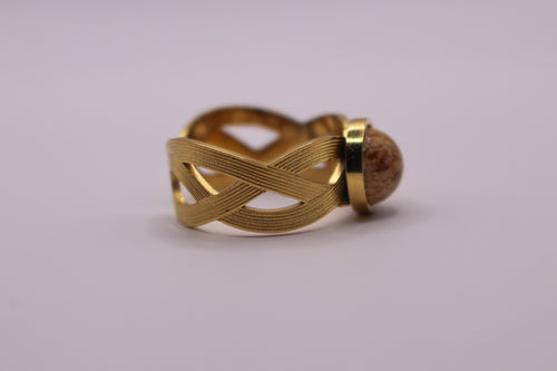 Bague Épis en Jaspe paysage