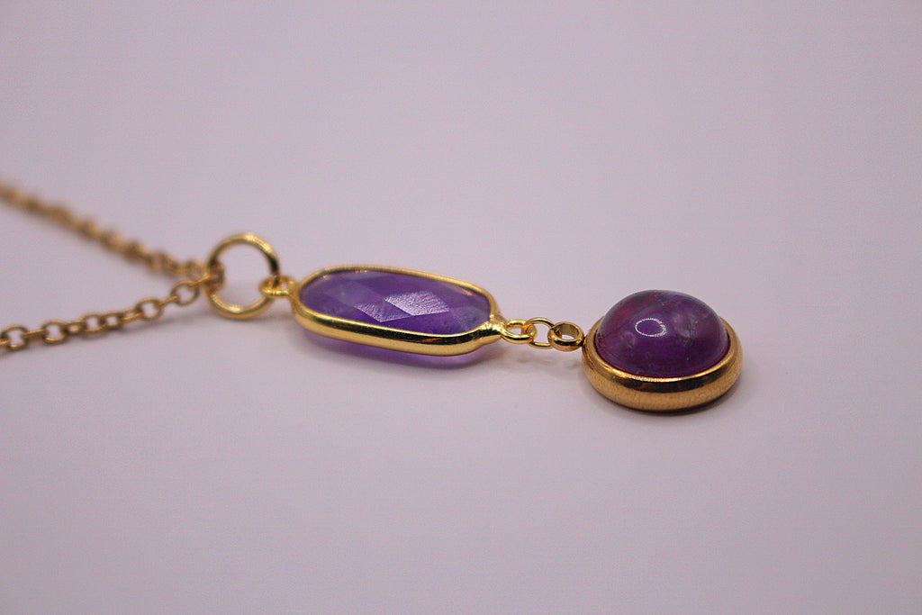 Collier Reine en Améthyste