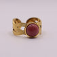 Bague Épis en Rhodonite