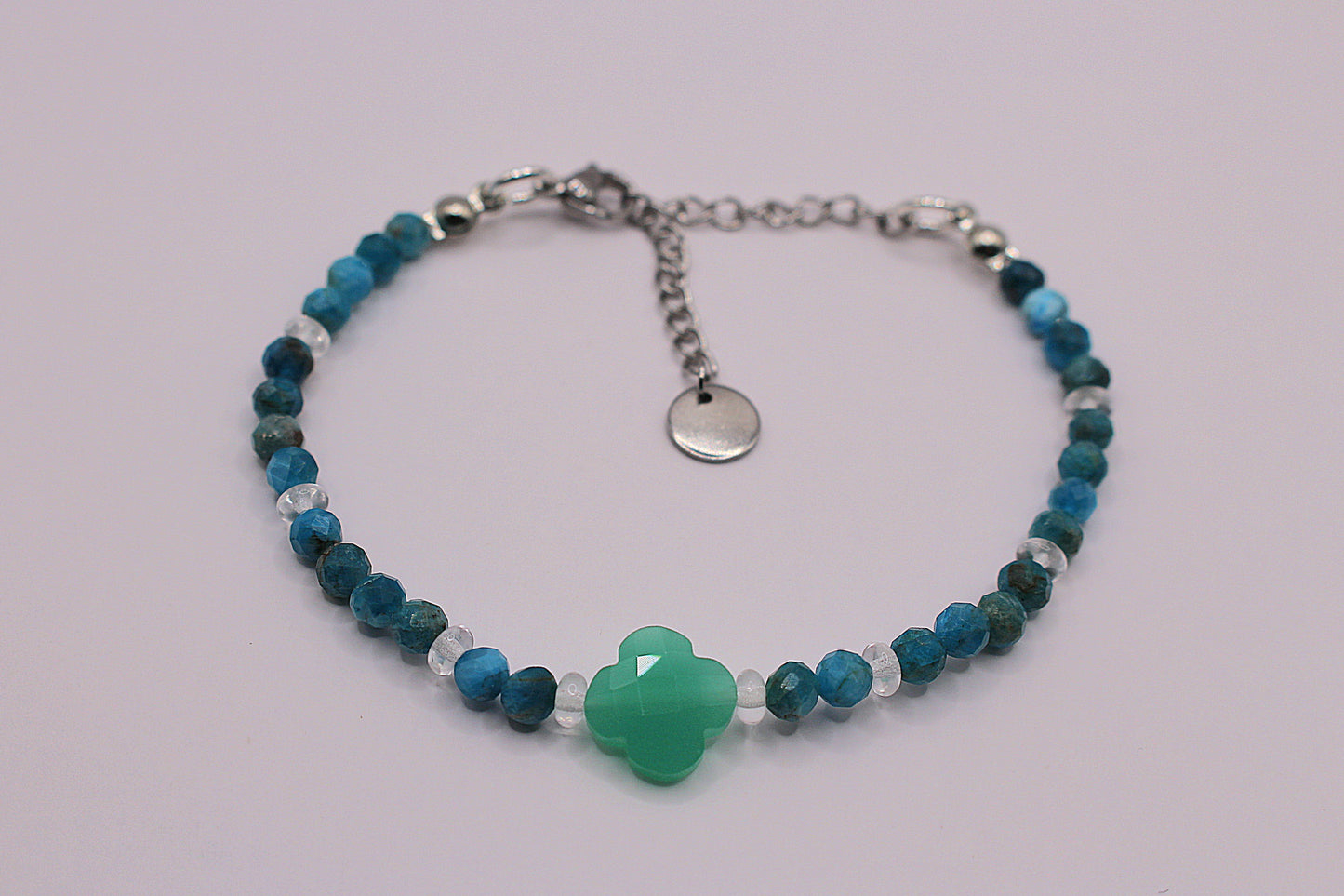 Bracelet douceur en Apatite