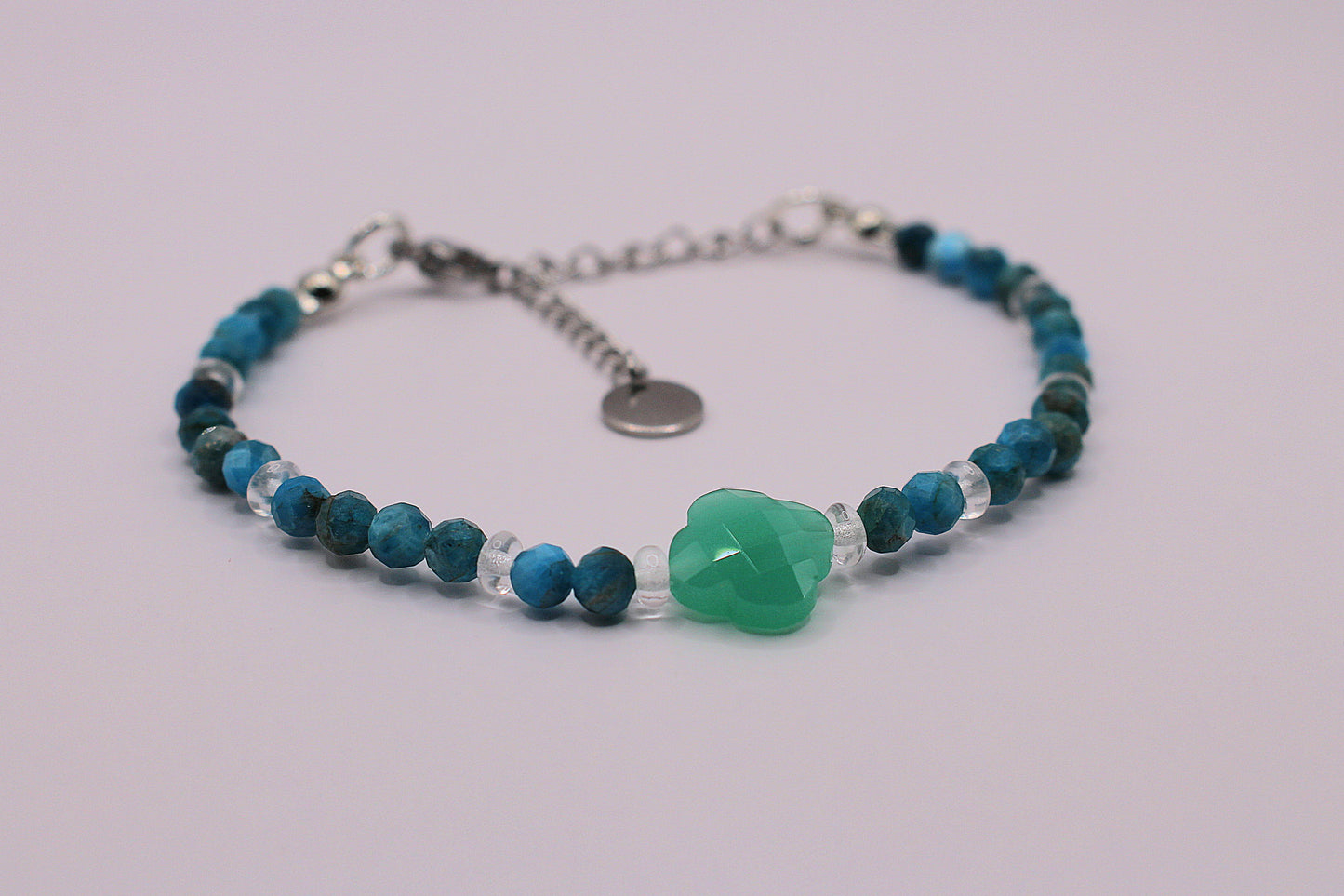 Bracelet douceur en Apatite