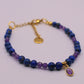Bracelet Scintillant en Amethyste et Lapis Lazuli