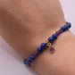 Bracelet Scintillant en Amethyste et Lapis Lazuli