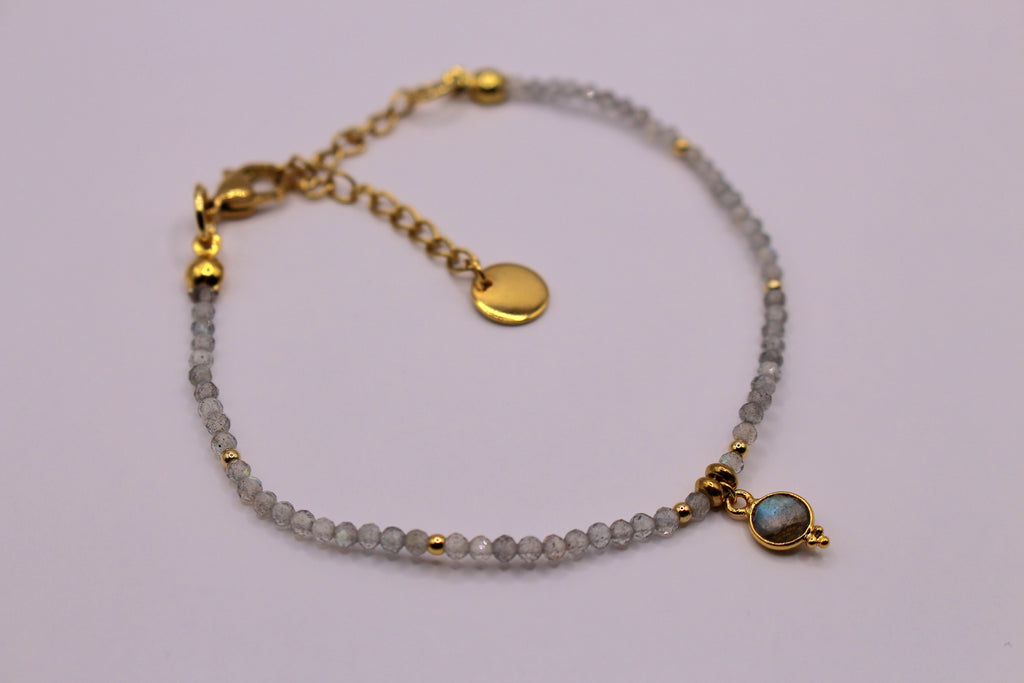 Bracelet Scintillant en Labradorite