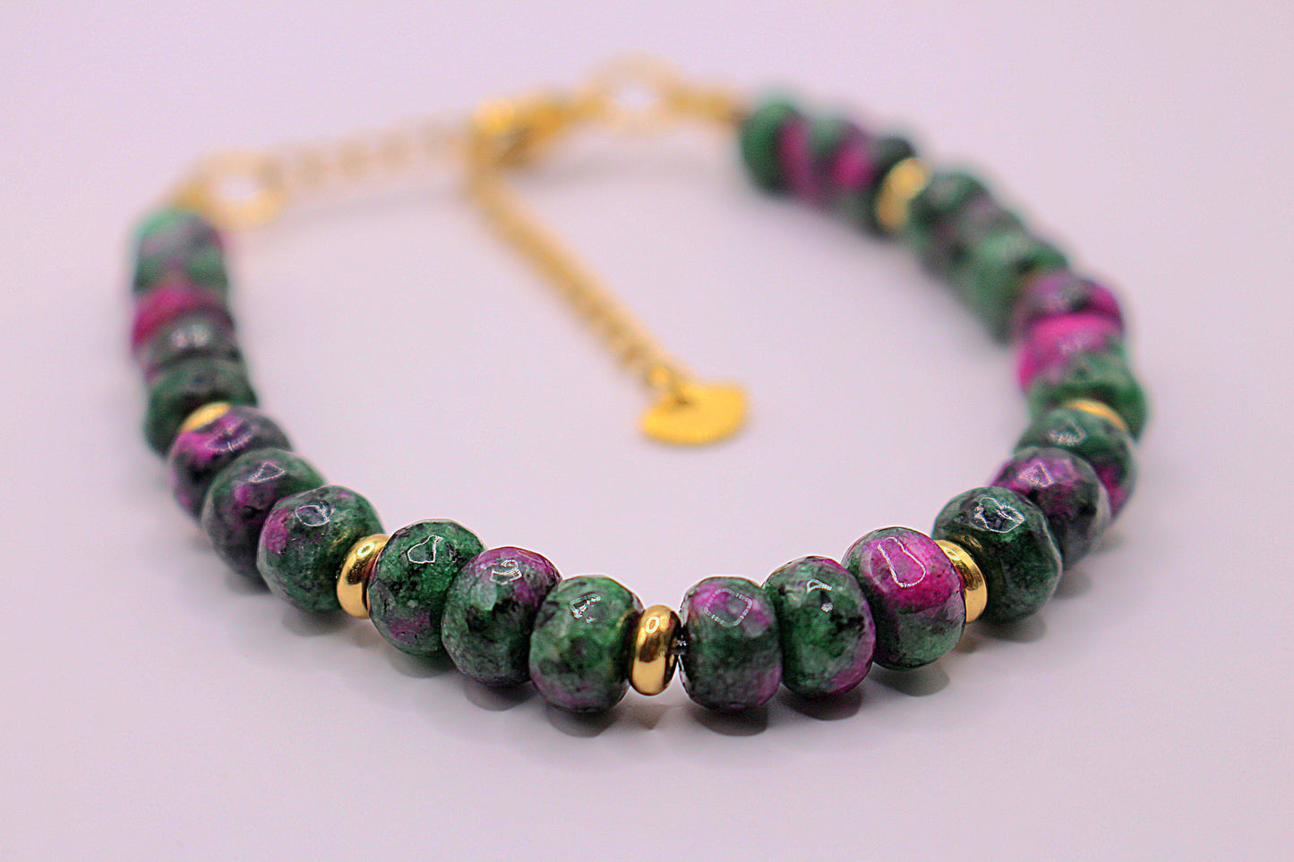 Bracelet Donut en Rubis Zoisite