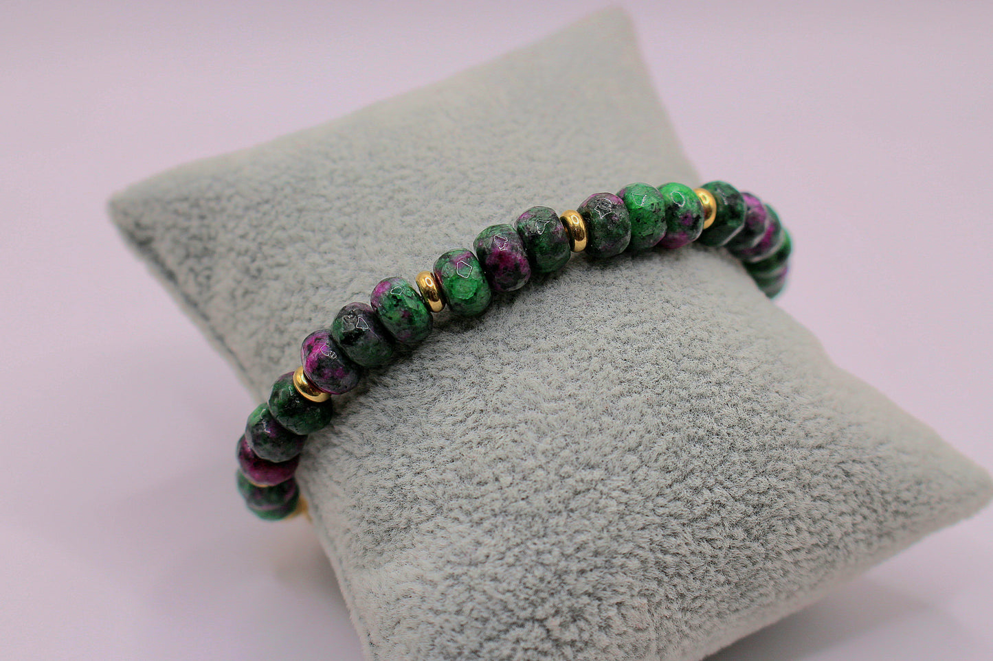 Bracelet Donut en Rubis Zoisite