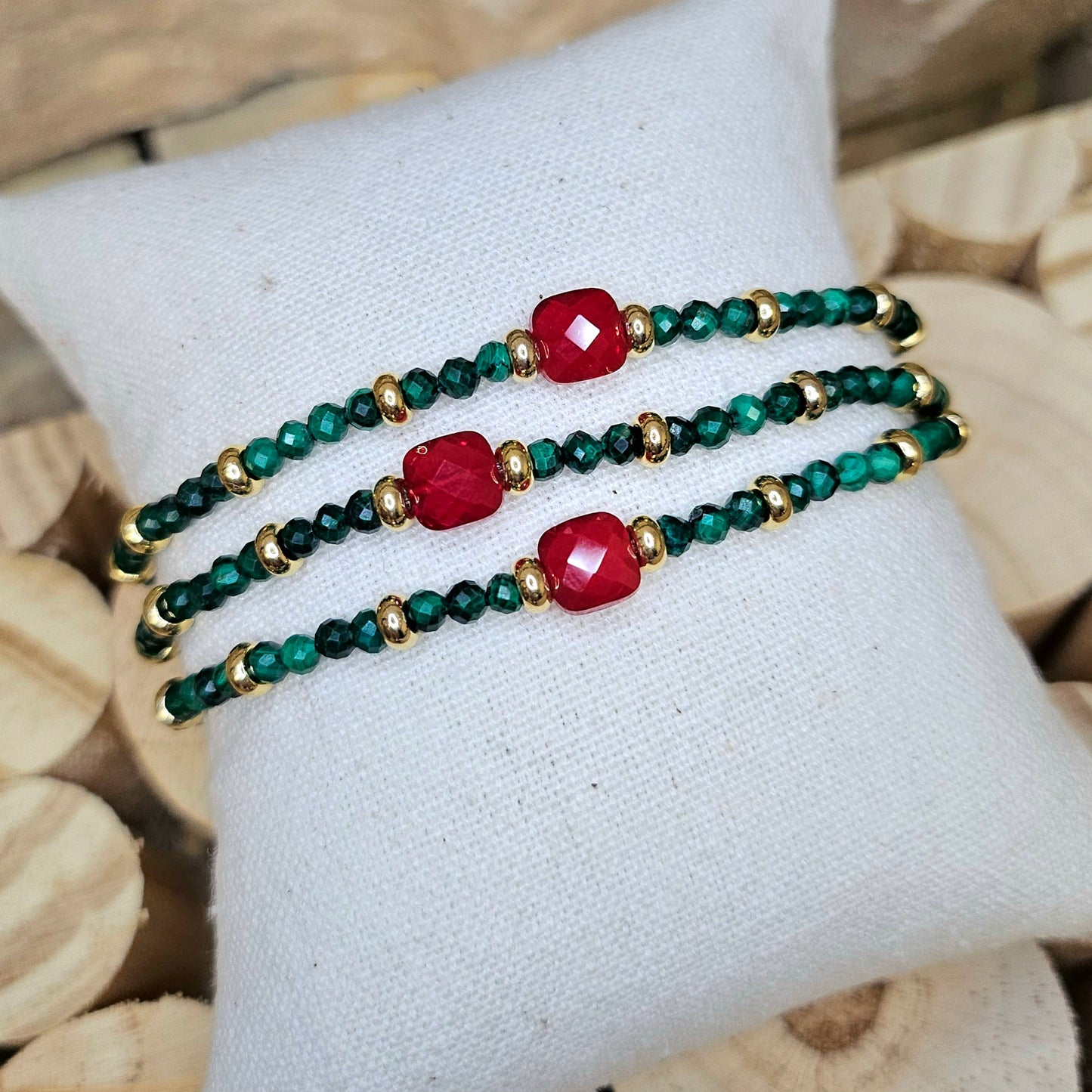 Bracelet Miracle en Malachite