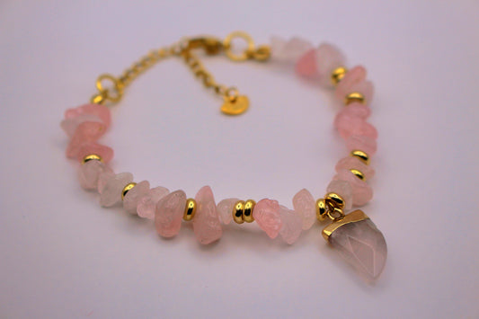 Bracelet Cristal de l'amour en Quartz