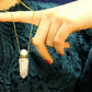 Sautoir Fragrance en Quartz rose