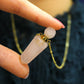 Sautoir Fragrance en Quartz rose
