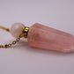 Sautoir Fragrance en Quartz rose