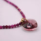 Collier Désir en Rubis et Cristal Swarovki