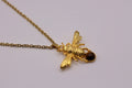 Collier Abeille avec Oeil de tigre
