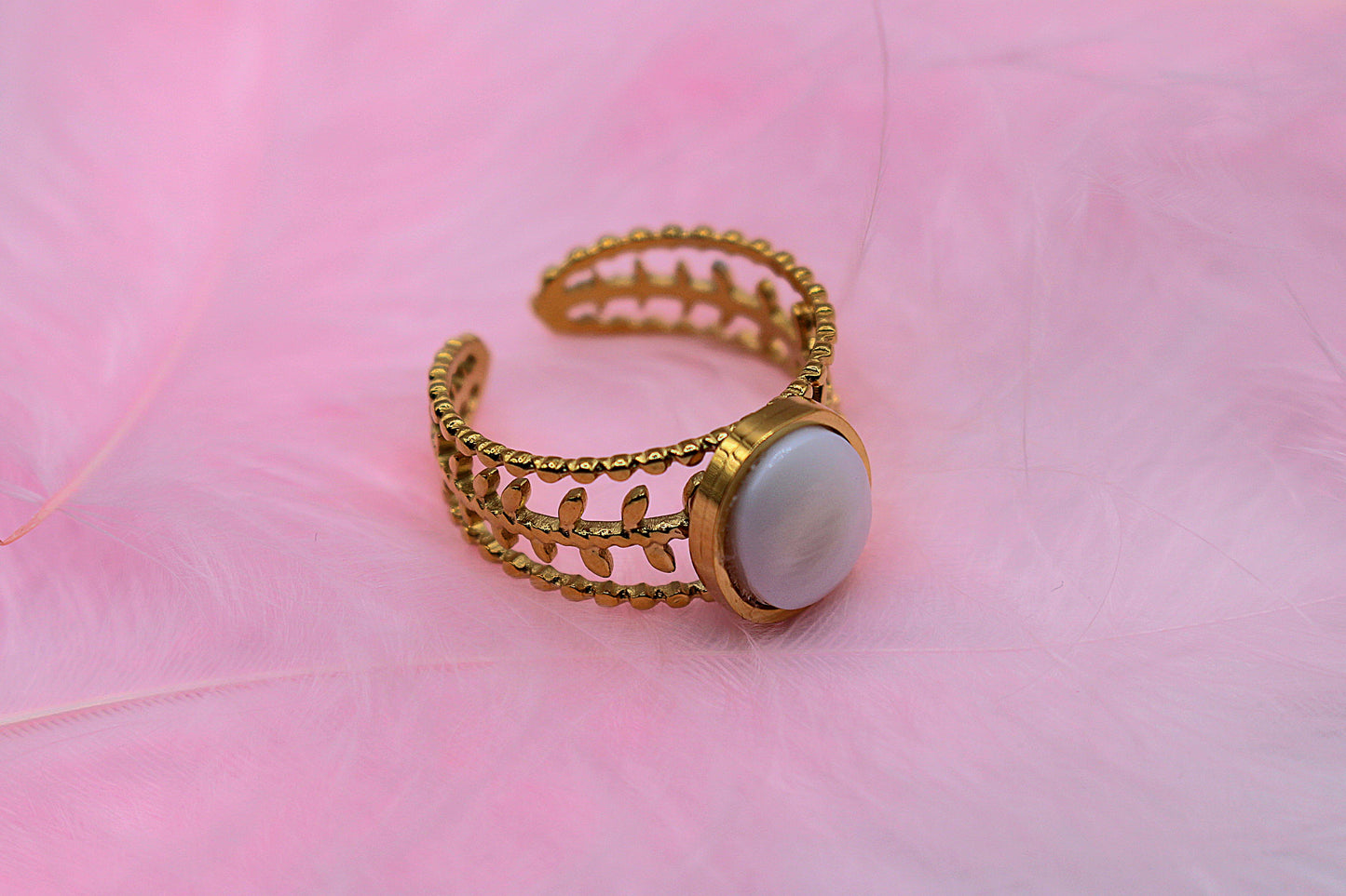 Bague Romaine en Nacre