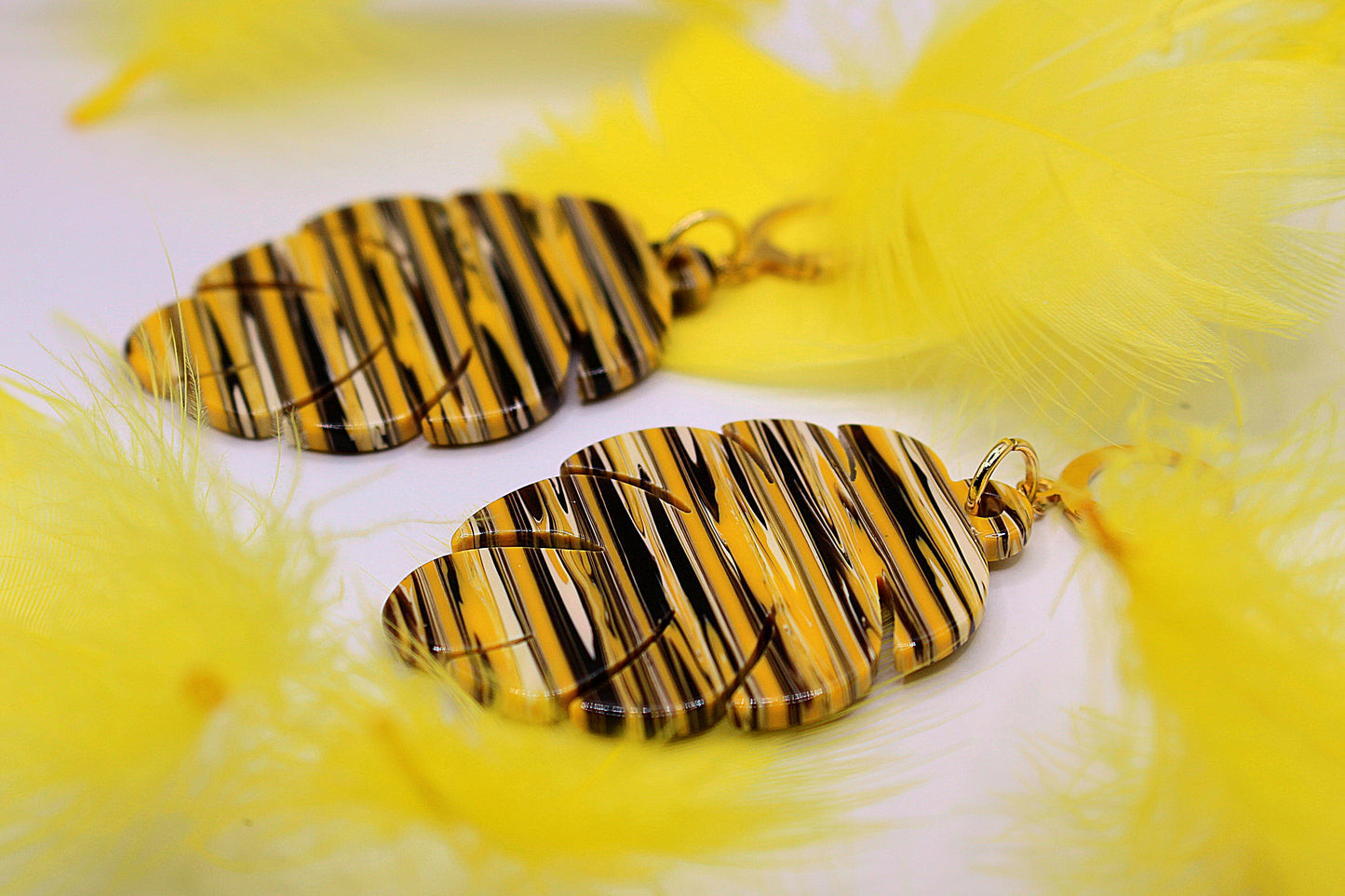 Boucles d'oreilles Coco en Acétate