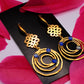 Boucles d'oreilles Saturne en Kyanite