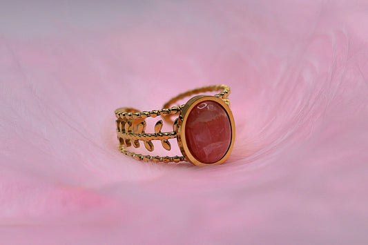 Bague Romaine en Rhodochrosite