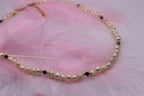 Collier Baroque en perles de culture / Saphir