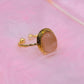 Bague Étincelle en Quartz